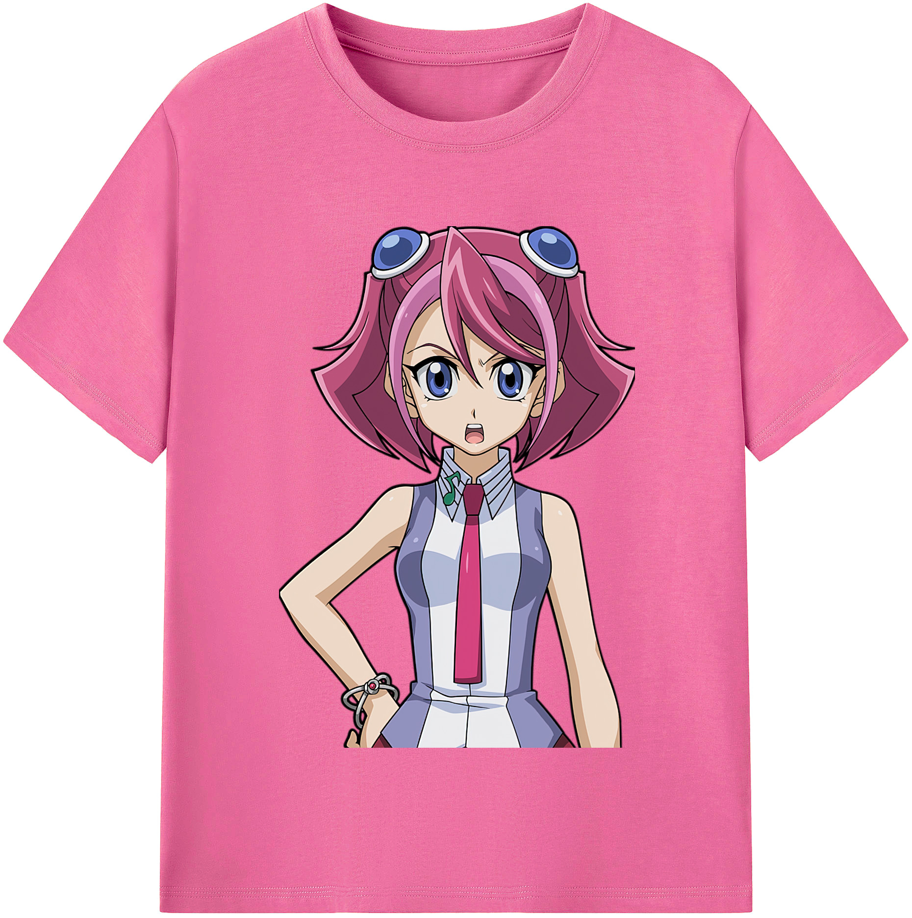 （画像用） 遊☆戯☆王 Yu-Gi-Oh! レディースカジュアルプリントTシャツ（綿100％）